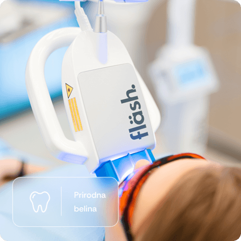 izbeljivanje zuba u ordinaciji flash lampom