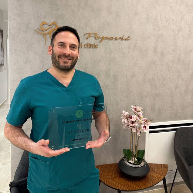Mr sci. med. Nemanja Popović - prefered Strauman partner in Serbia